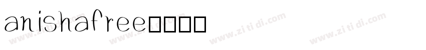 anishafree字体转换