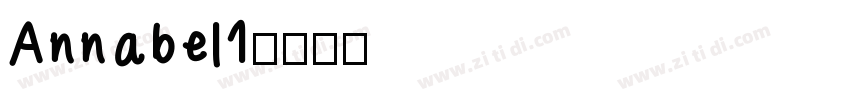 Annabel1字体转换