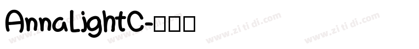 AnnaLightC字体转换