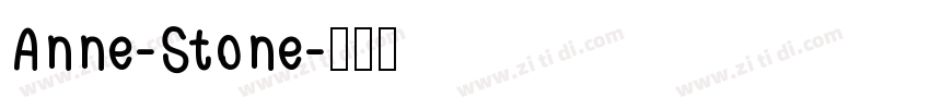 Anne-Stone字体转换