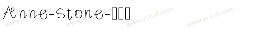 Anne-Stone字体转换