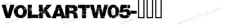VolkartW05字体转换