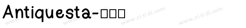Antiquesta字体转换