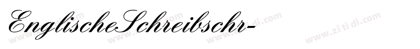 EnglischeSchreibschr字体转换