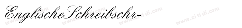 EnglischeSchreibschr字体转换