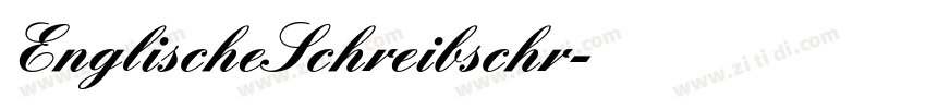EnglischeSchreibschr字体转换