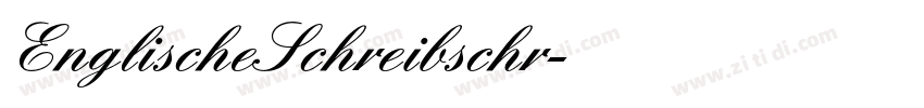 EnglischeSchreibschr字体转换