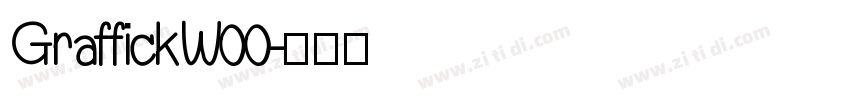 GraffickW00字体转换