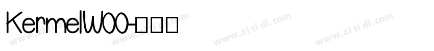 KermelW00字体转换