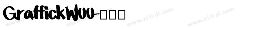 GraffickW00字体转换
