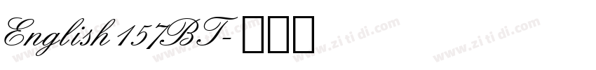 English157BT字体转换
