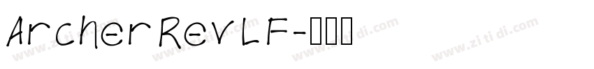 ArcherRevLF字体转换