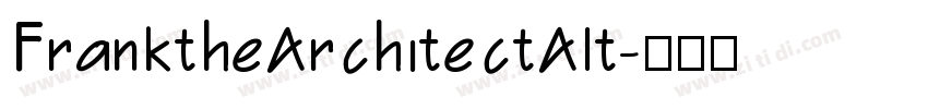 FranktheArchitectAlt字体转换