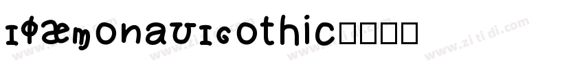 IPAMonaUIGothic字体转换