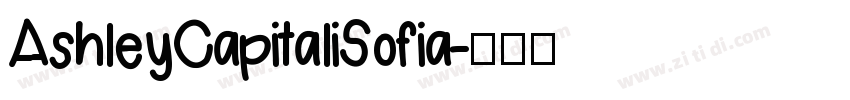 AshleyCapitaliSofia字体转换