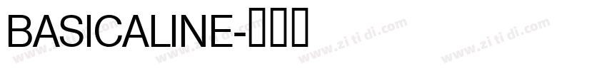 BASICALINE字体转换
