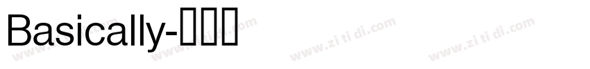 Basically字体转换