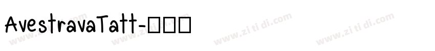 AvestravaTatt字体转换