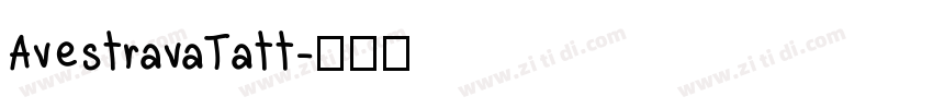 AvestravaTatt字体转换