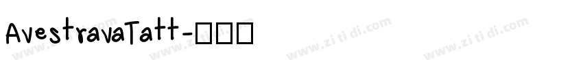 AvestravaTatt字体转换