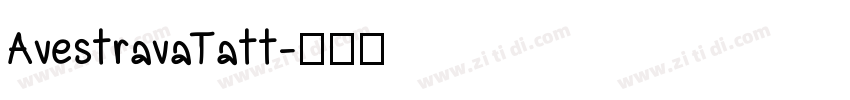 AvestravaTatt字体转换