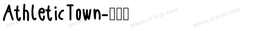 AthleticTown字体转换