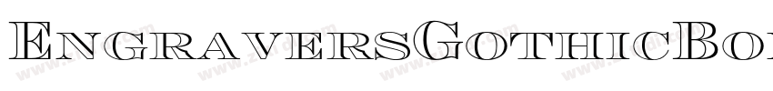 EngraversGothicBold字体转换