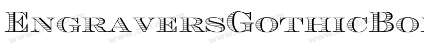 EngraversGothicBold字体转换
