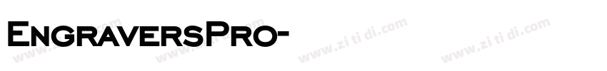 EngraversPro字体转换