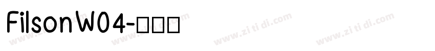 FilsonW04字体转换