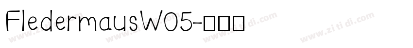 FledermausW05字体转换