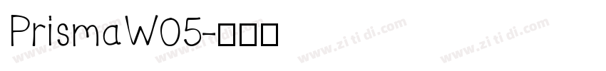 PrismaW05字体转换