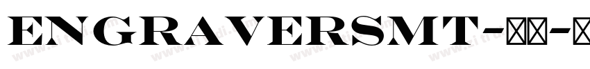 EngraversMT-常规字体转换
