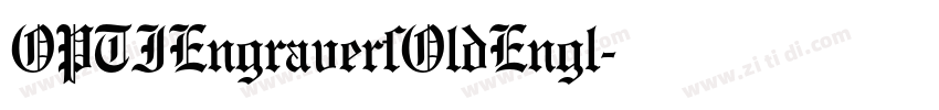 OPTIEngraversOldEngl字体转换