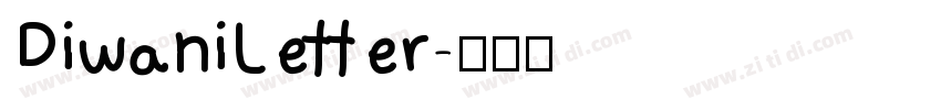 DiwaniLetter字体转换