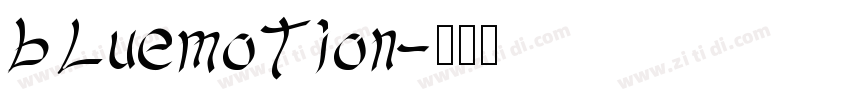 bLuemoTion字体转换