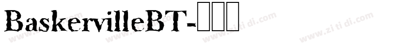 BaskervilleBT字体转换