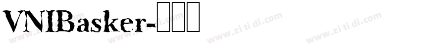 VNIBasker字体转换