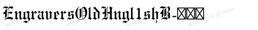 EngraversOldHngl1shB字体转换 EngraversOldHngl1shB字体转换