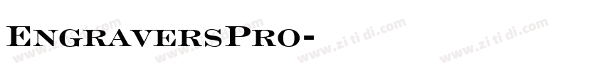EngraversPro字体转换