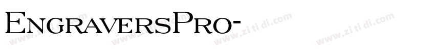 EngraversPro字体转换