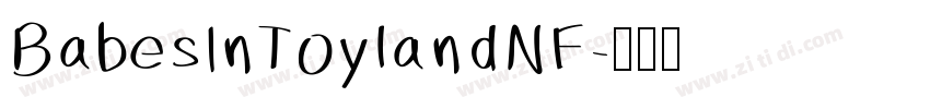 BabesInToylandNF字体转换