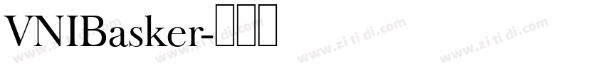 VNIBasker字体转换