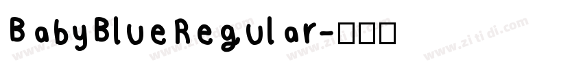 BabyBlueRegular字体转换