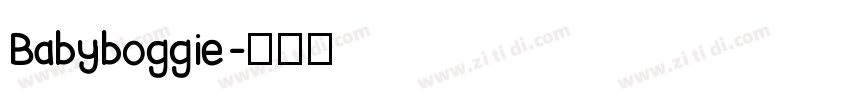 Babyboggie字体转换