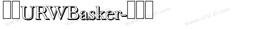 汉仪URWBasker字体转换