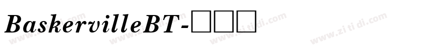 BaskervilleBT字体转换