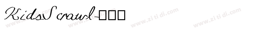 KidsScrawl字体转换