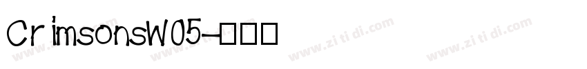 CrimsonsW05字体转换