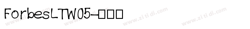 ForbesLTW05字体转换